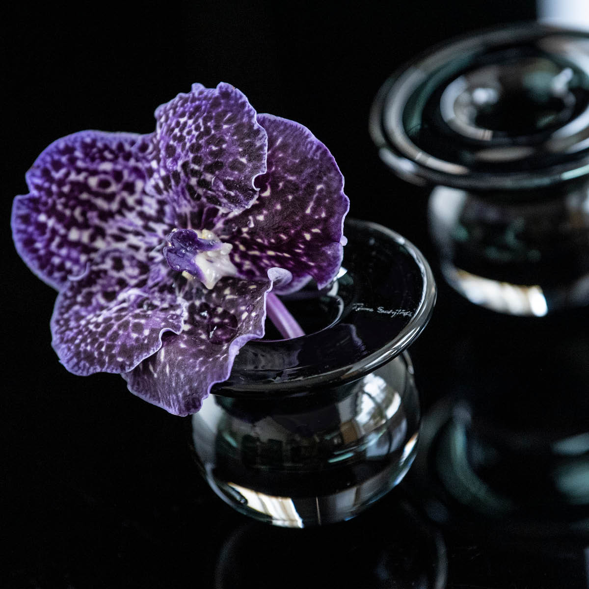 Boblen Vas 7 cm Grå