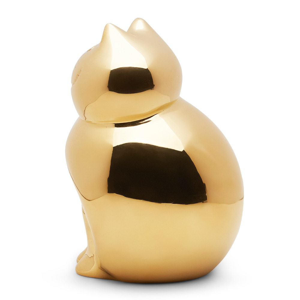 Skultuna x Lisa Larson Katt 8,7 cm Guld