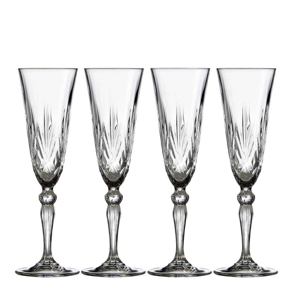 Melodia Champagneglas 16 cl 4-pack Klar