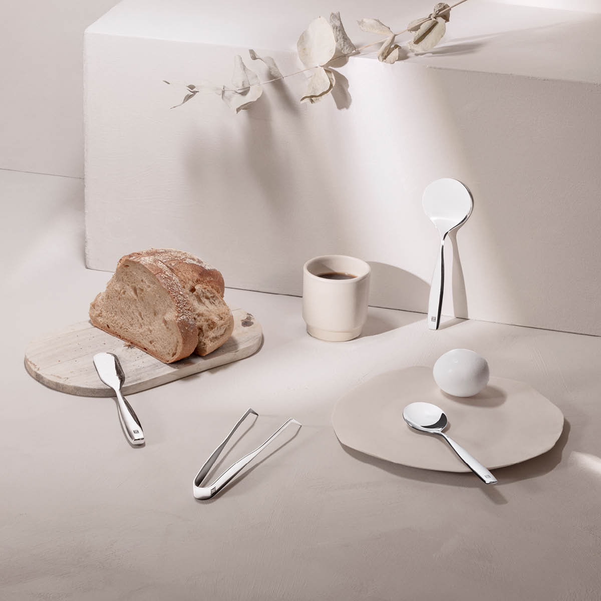 Hardanger Bufféset 5 delar Rostfri