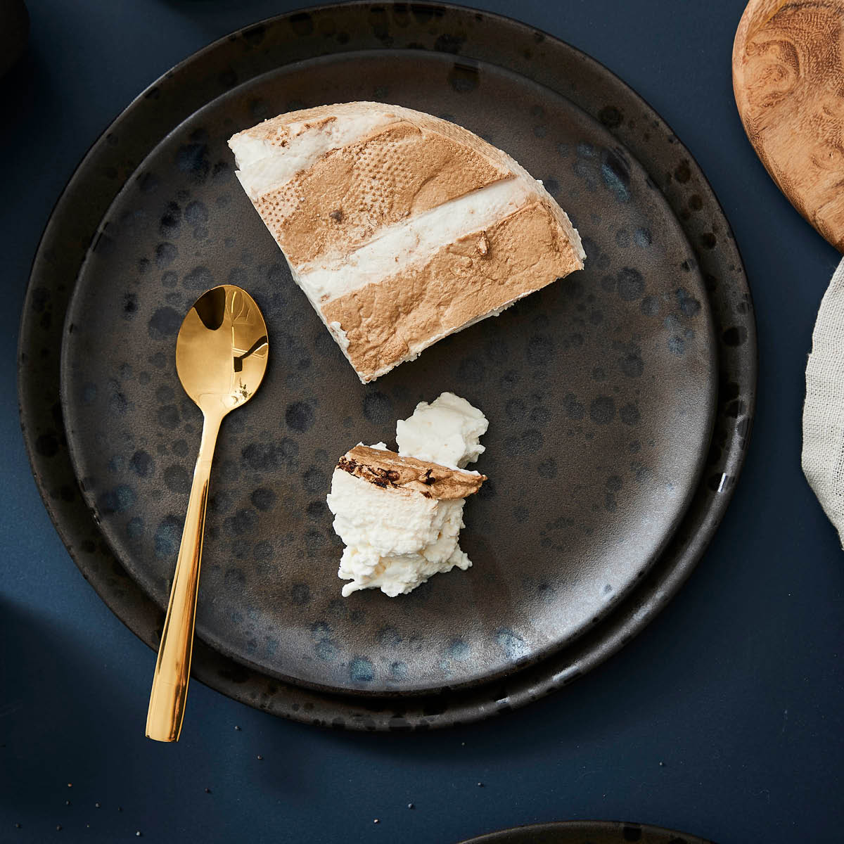 Raw Tallrik 23 cm Spotted Brown