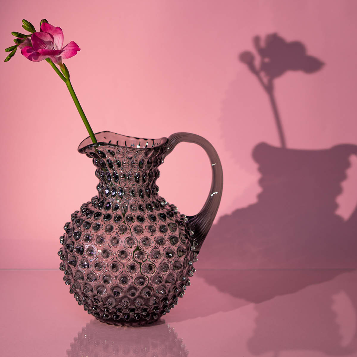 Hobnail Karaff 2 L Grey Smoke