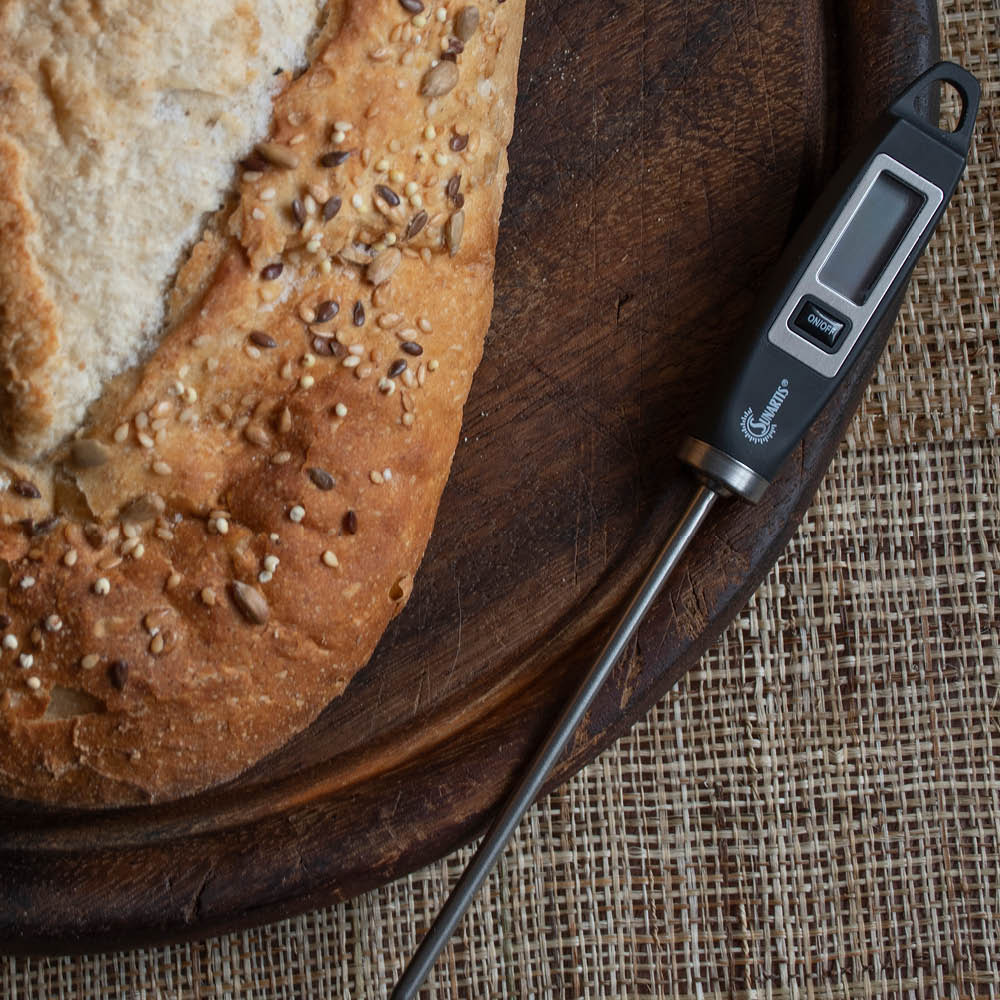 Kökstermometer digital Svart