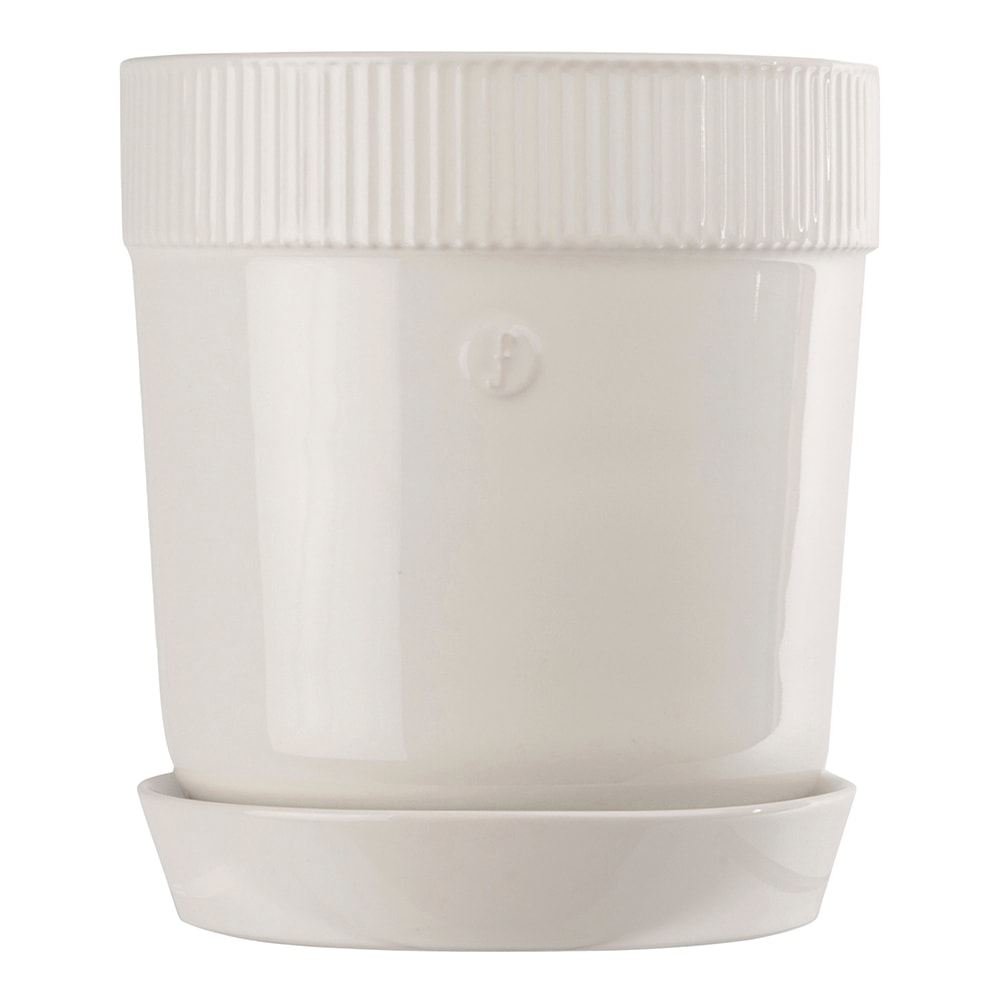 Elise Kruka 14x15 cm Vit