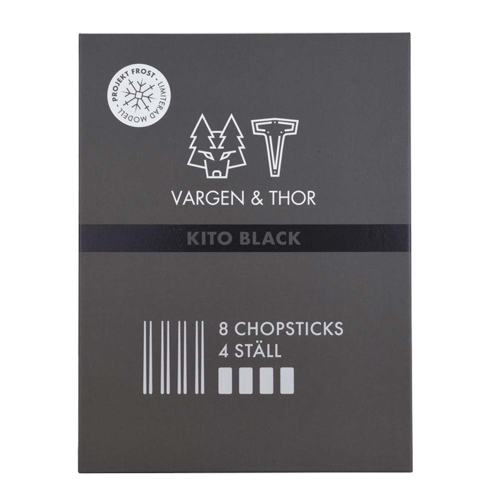 Kito Chopsticks 4-pack Gråfot Silver