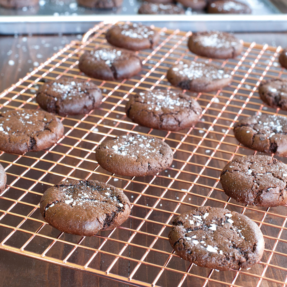 Avsvalningsgaller rektangulärt 42,5x29 cm Koppar