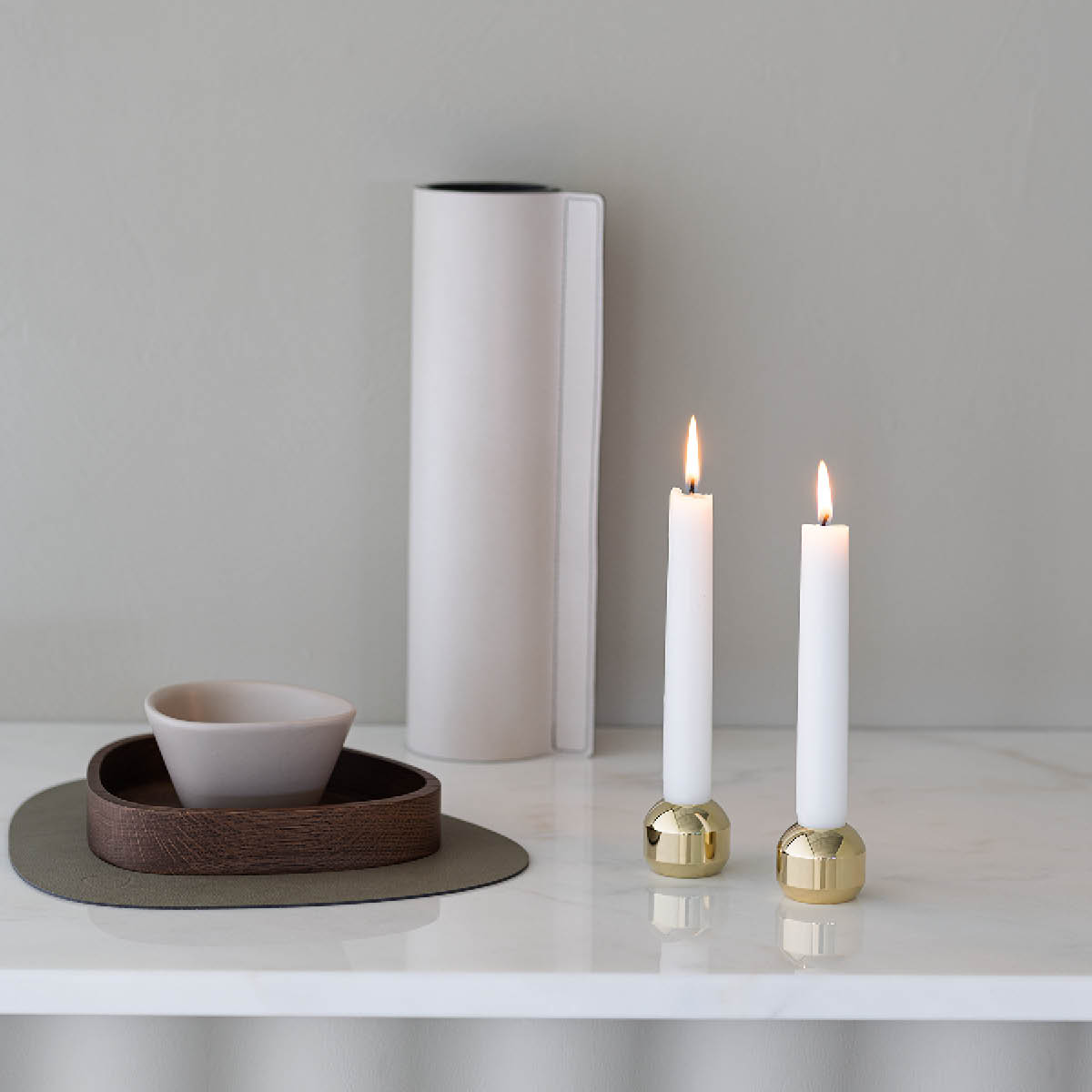 Silhouette Ljusstake 3,4 cm 2-pack Guld