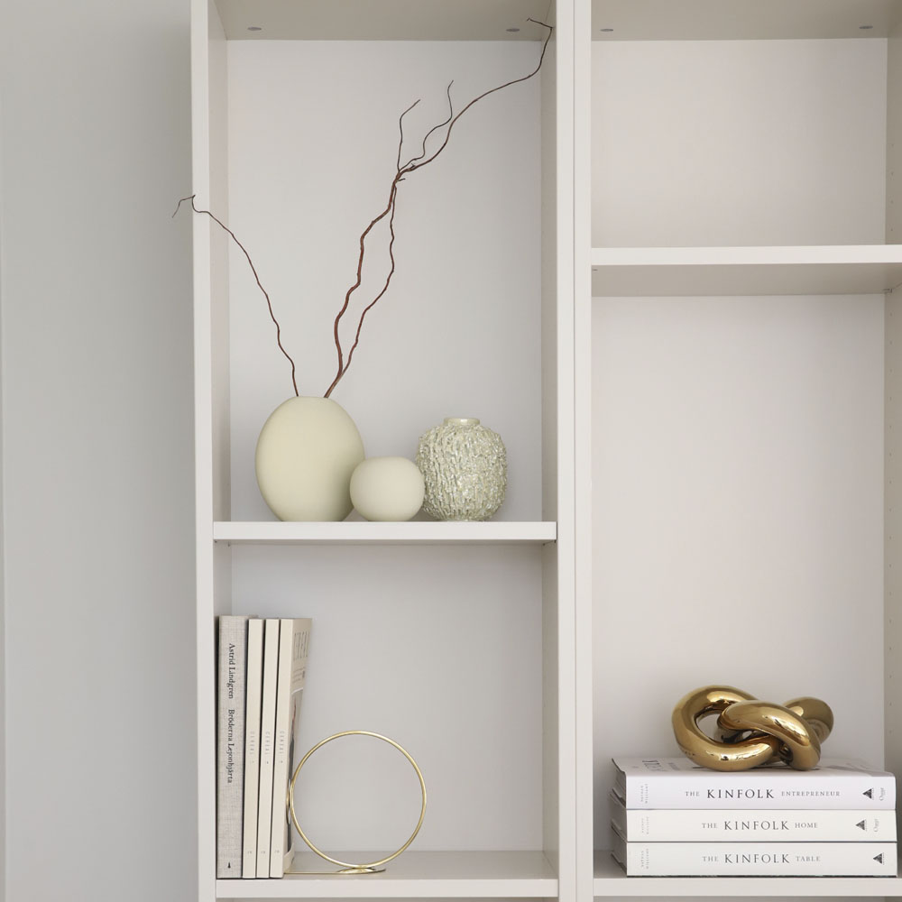 Knot Table Skulptur 9 x 19 x 15 cm Guld