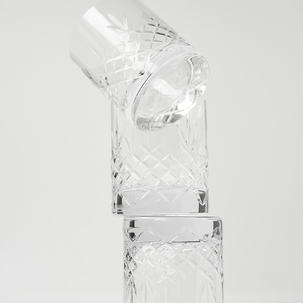 Crispy Lowball Glas 38 cl 2-pack Klar