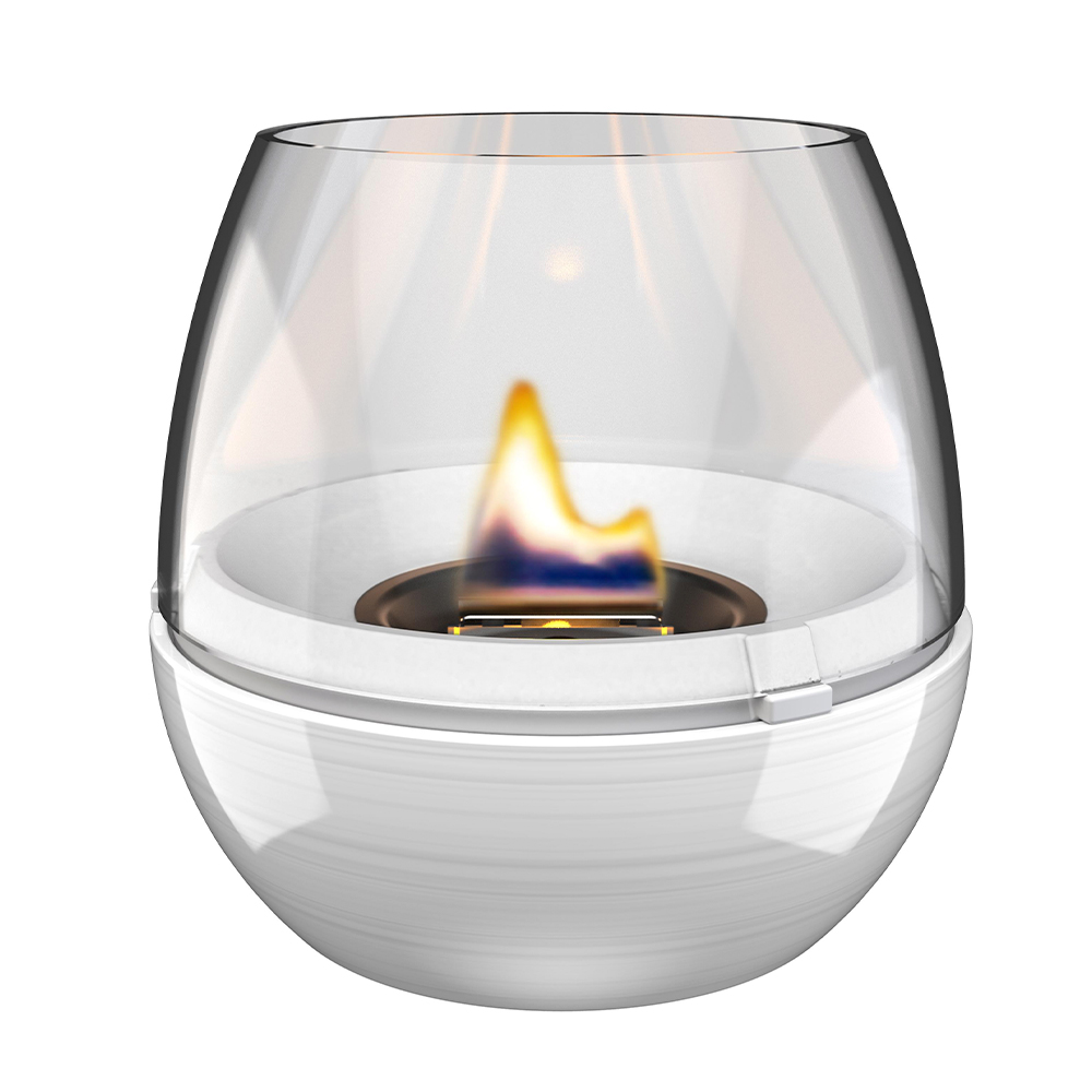 Tulip Lykta 18 cm Vit