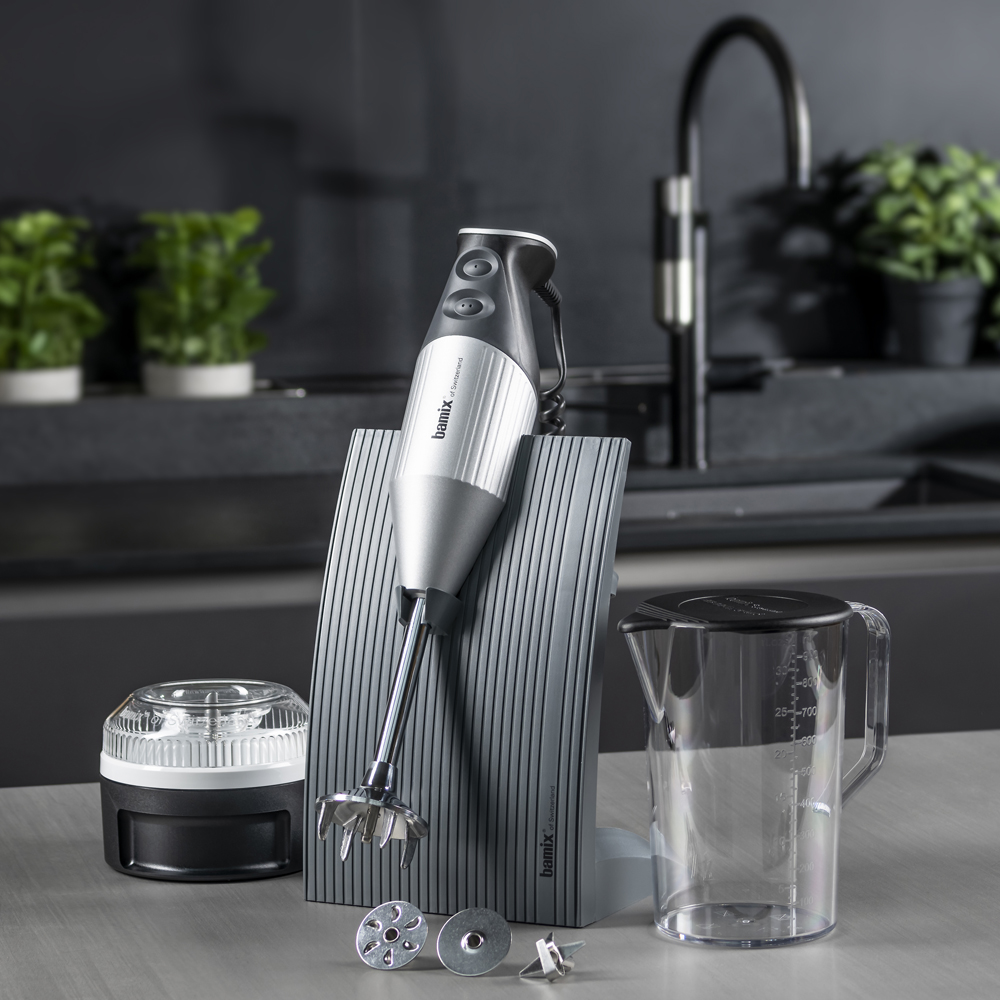 Bamix Stavmixer Swissline D 200 w Silvergr&aring;