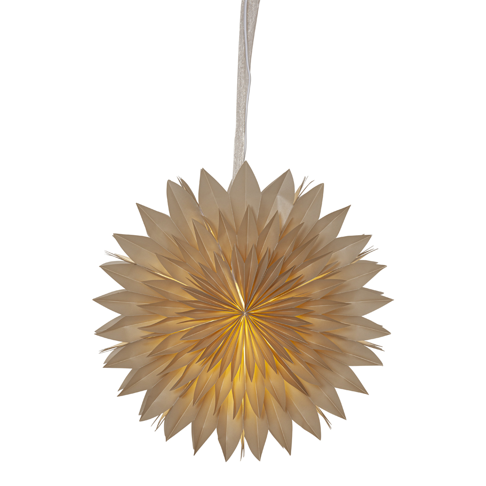 Dis Julstjärna Papper 50 cm Beige