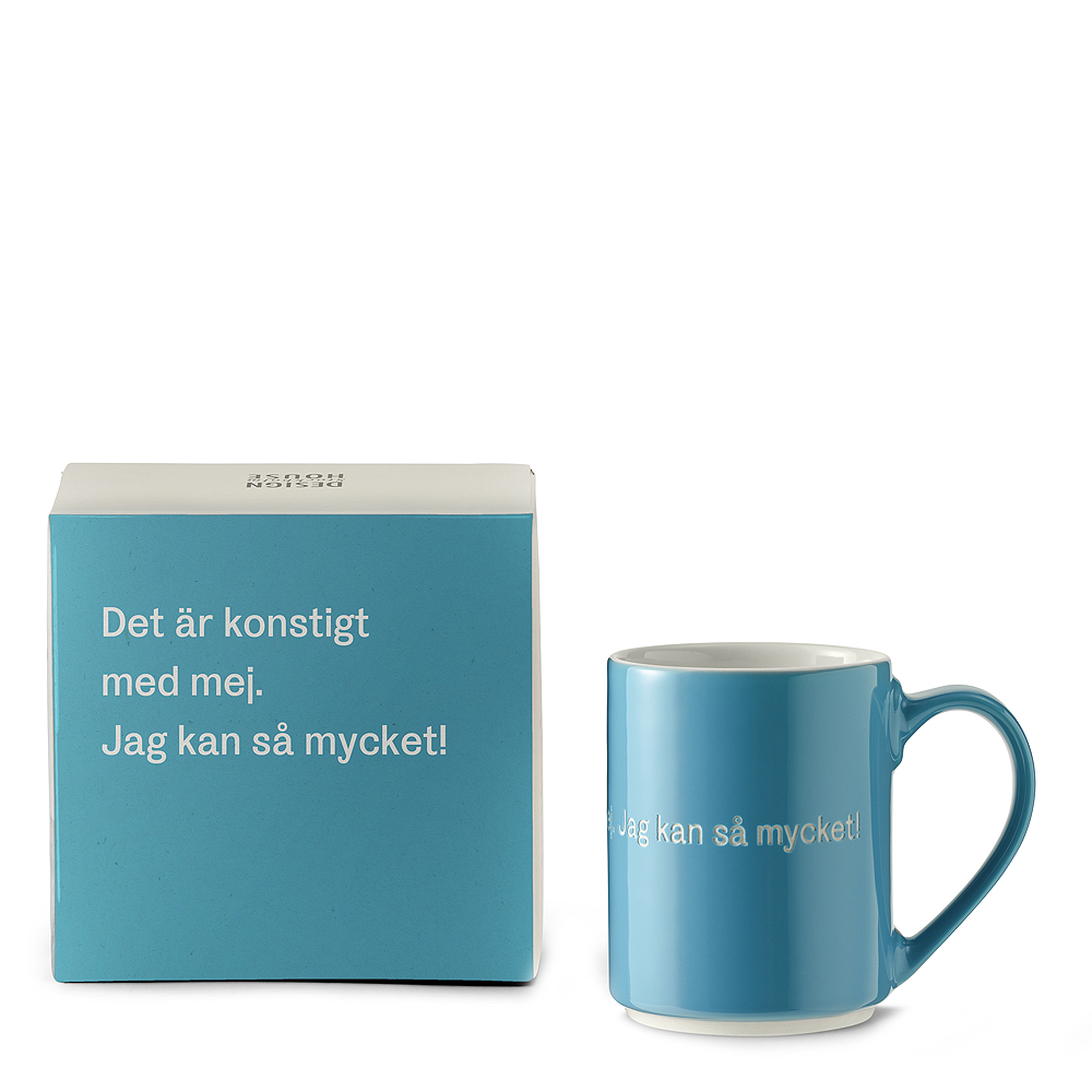 Astrid Lindgren Mugg Turkos Det är konstigt med mig