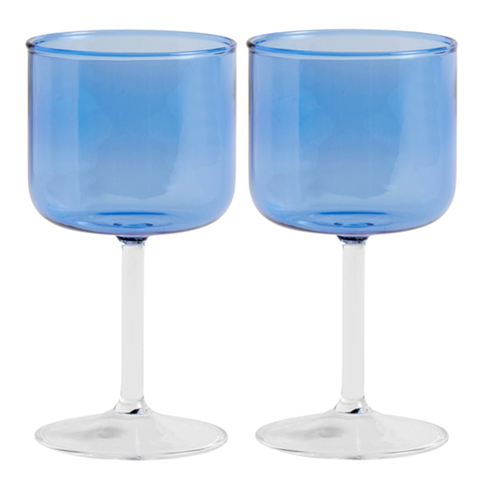 Tint Vinglas 2-pack Blå/Klar