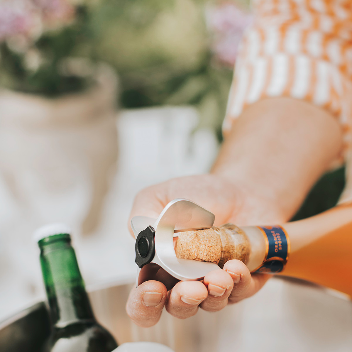 Champagneöppnare 7 cm Silver