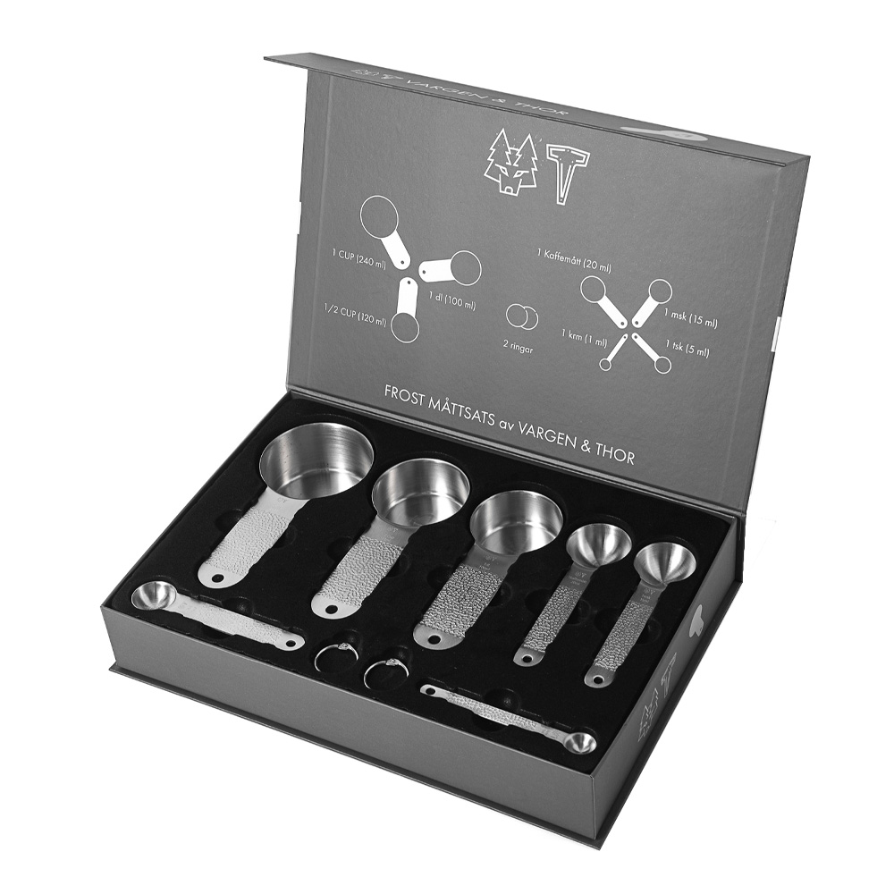 Frost Måttsats 7 delar Silver