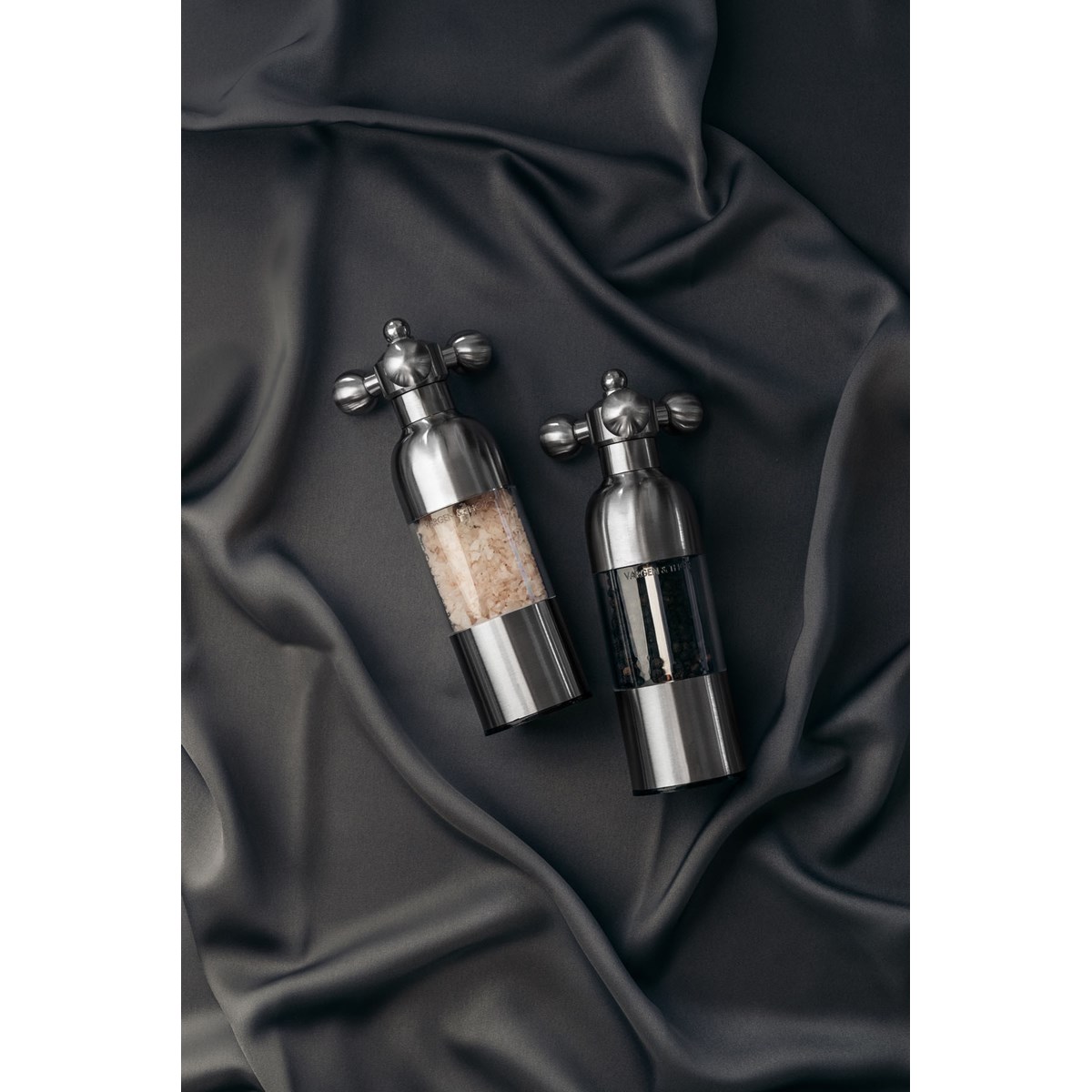 Axia Salt & Pepparkvarn 2-pack Borstat Stål