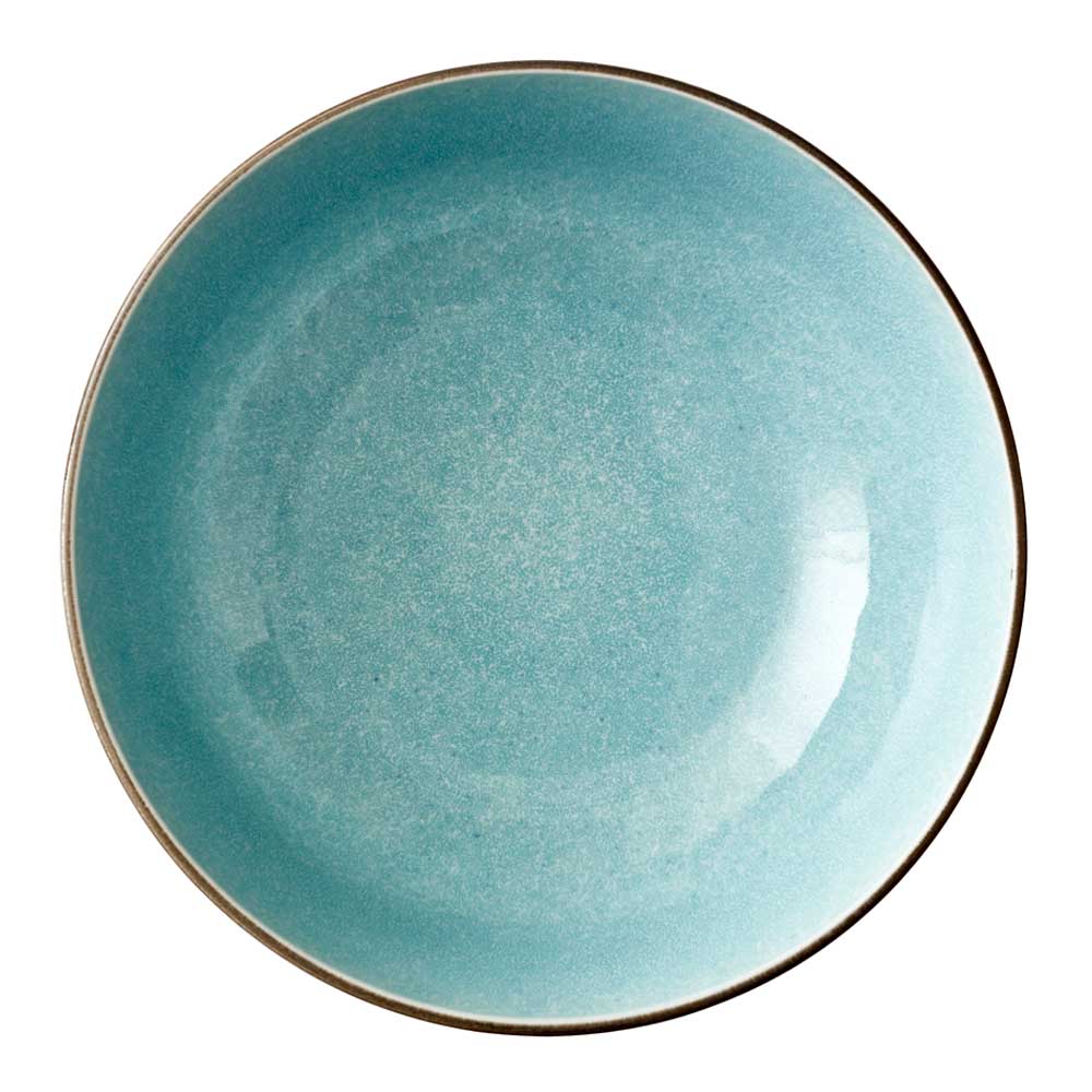 Salladsskål 24 cm Grå/Ljusblå