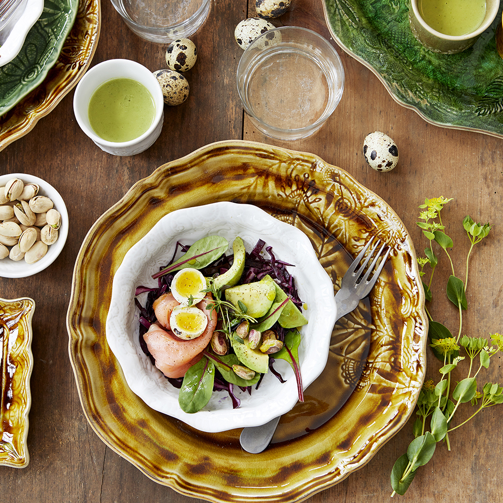 Arabesque Tallrik 28 cm Pineapple