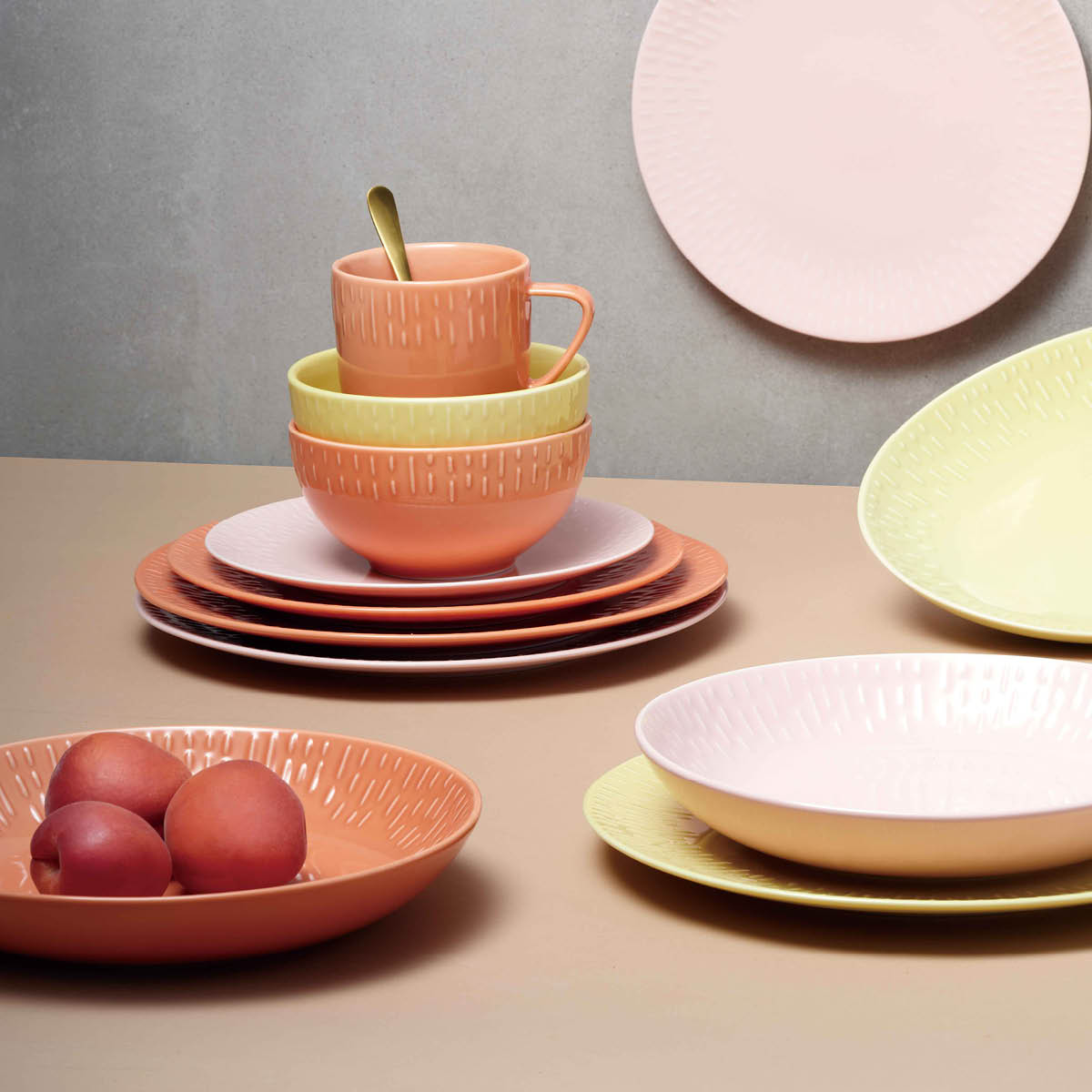 Confetti Mugg 35 cl Aprikos