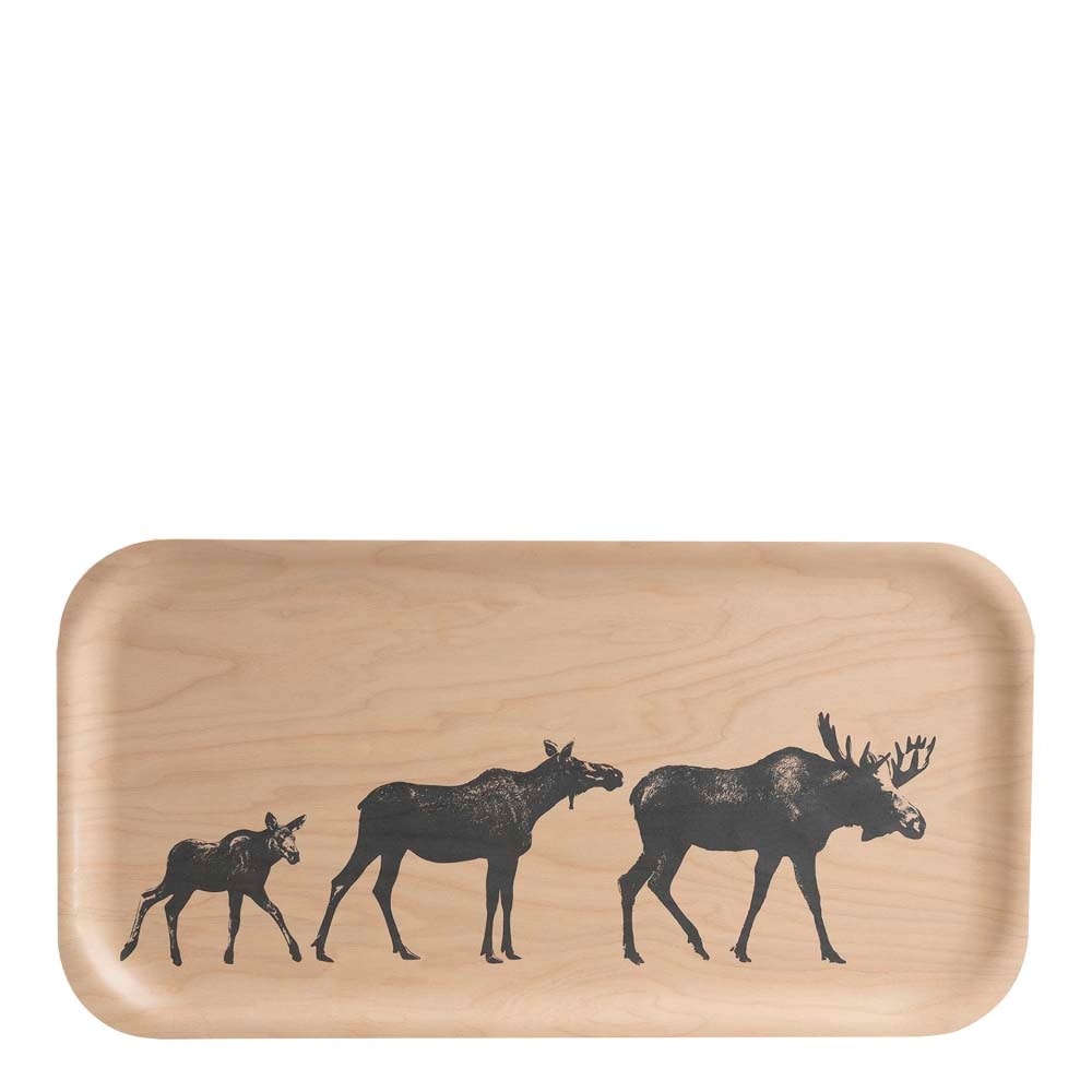 Nordic Bricka Älgfamiljen 43x22 cm