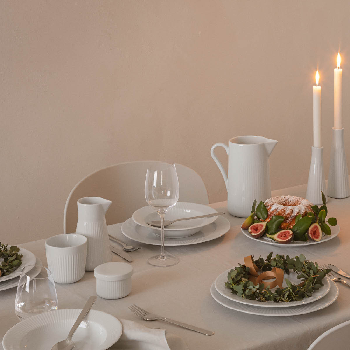 Legio Nova Skål m/Lock Vit