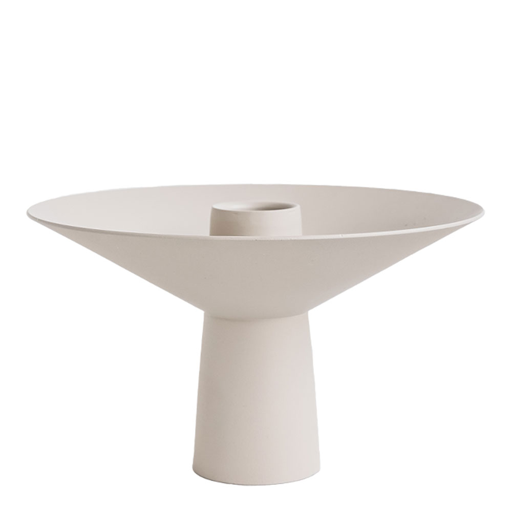 Uma Ljusstake 14x9,5 cm Sand