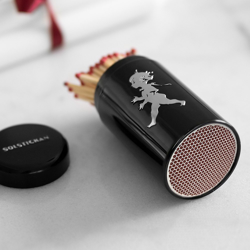 Tändsticksrör 10 cm Svart