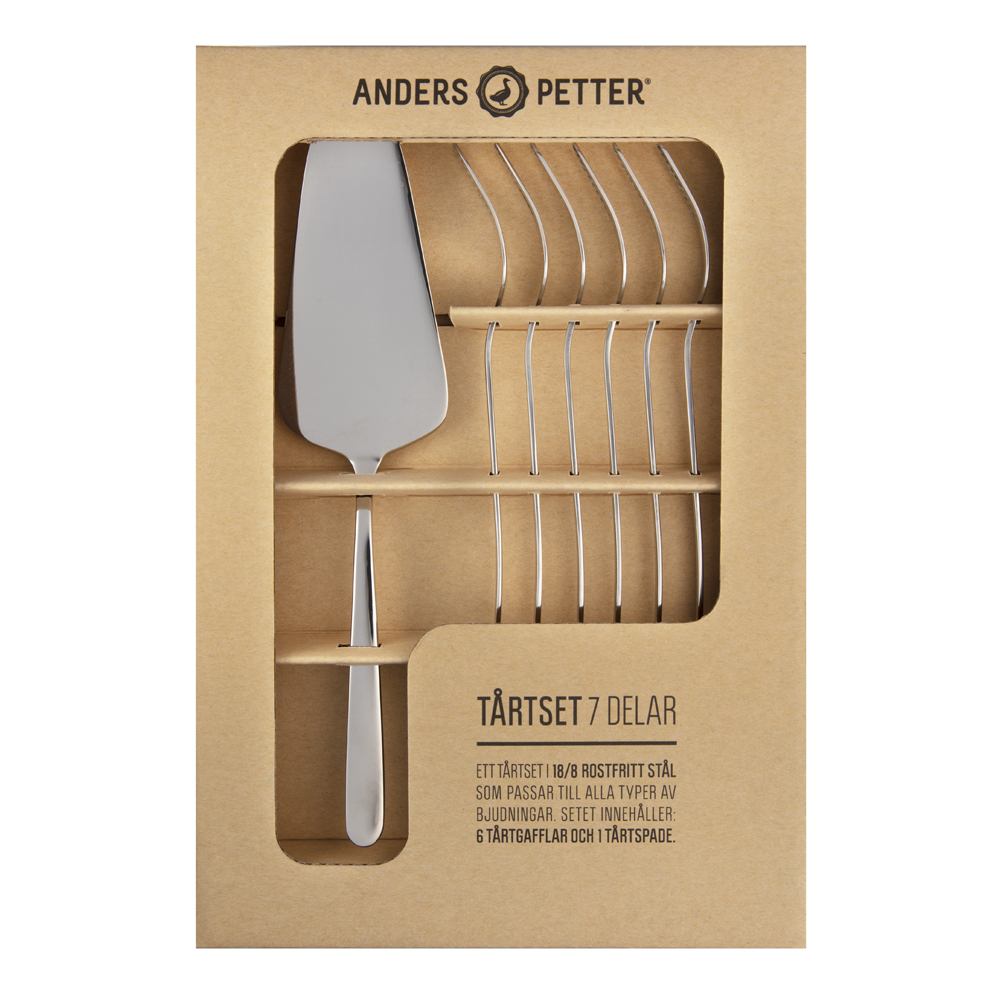 Backaryd Tårtspade + Gaffel 6-pack