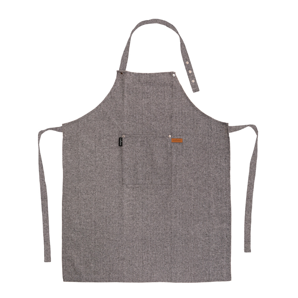 Home Förkläde 70x85 cm Grå/Svart