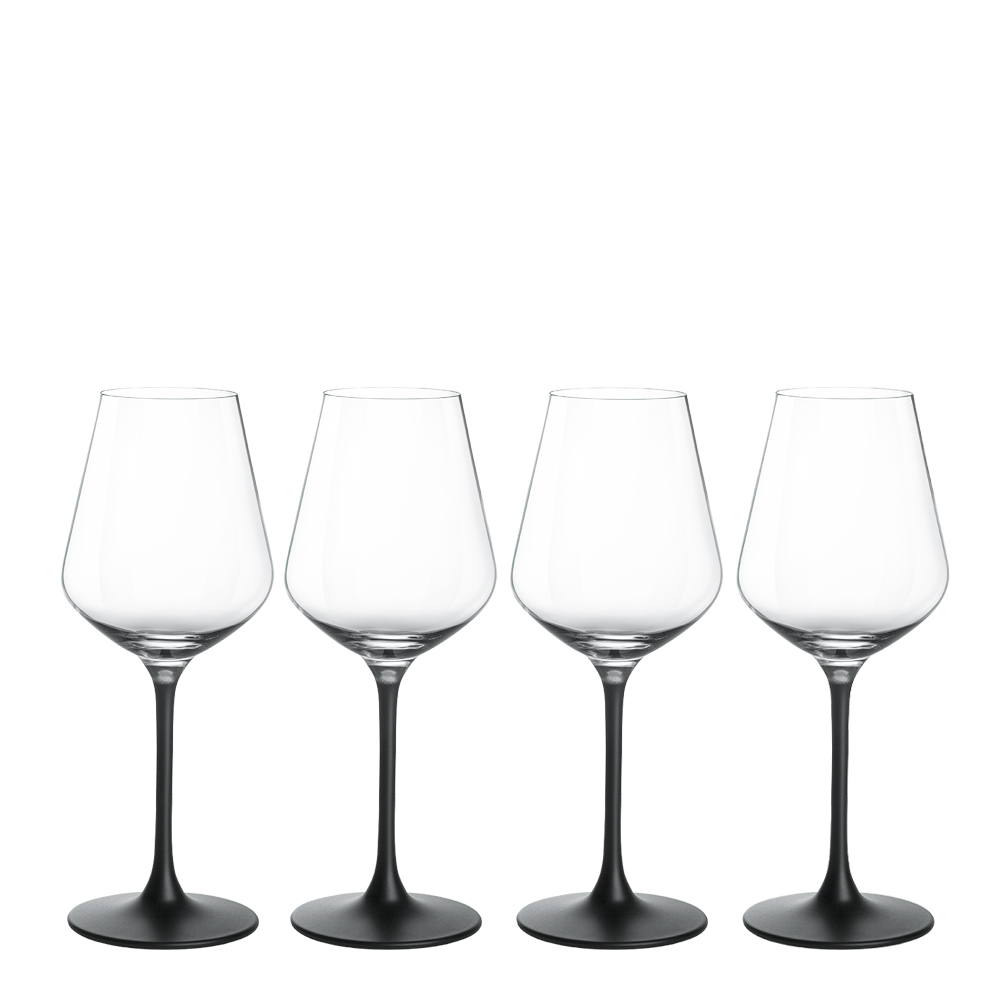 Manufacture Rock Rödvinsglas 4-pack Klar/Svart fot