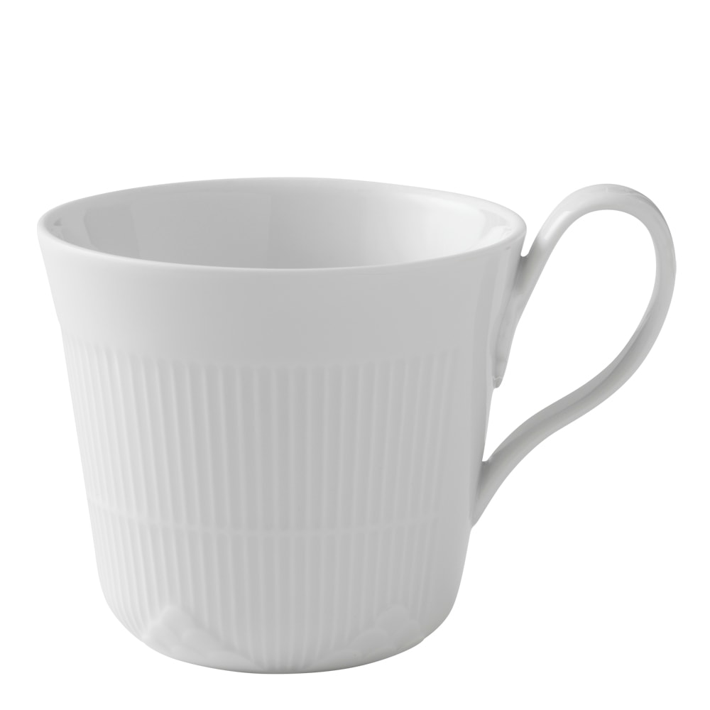 White Elements Kopp 35 cl högt handtag