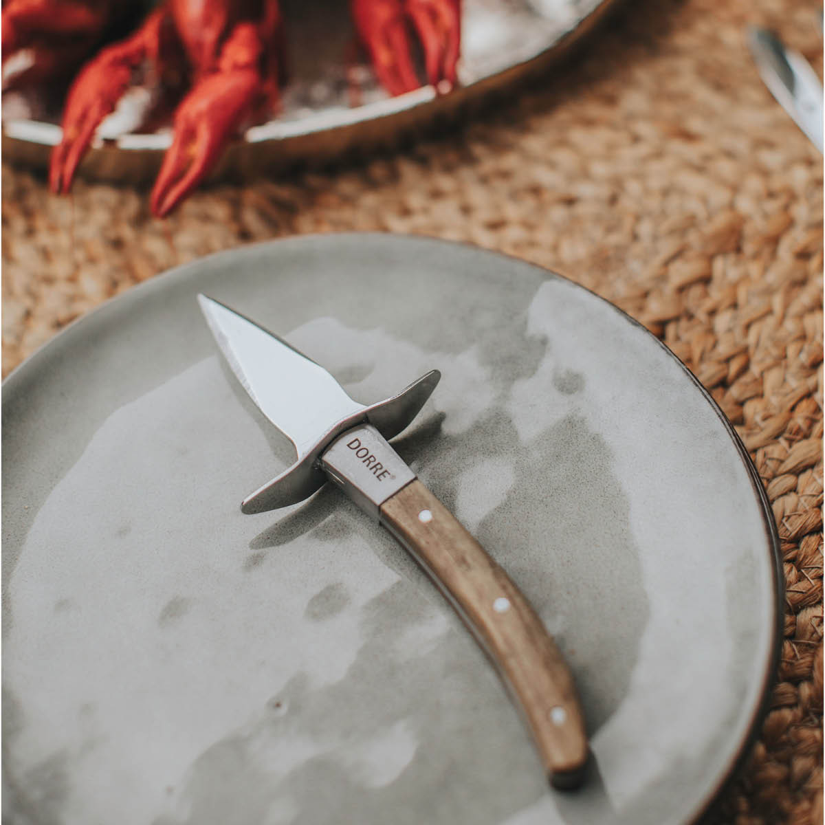 Ona Ostronkniv Trä/Rostfri