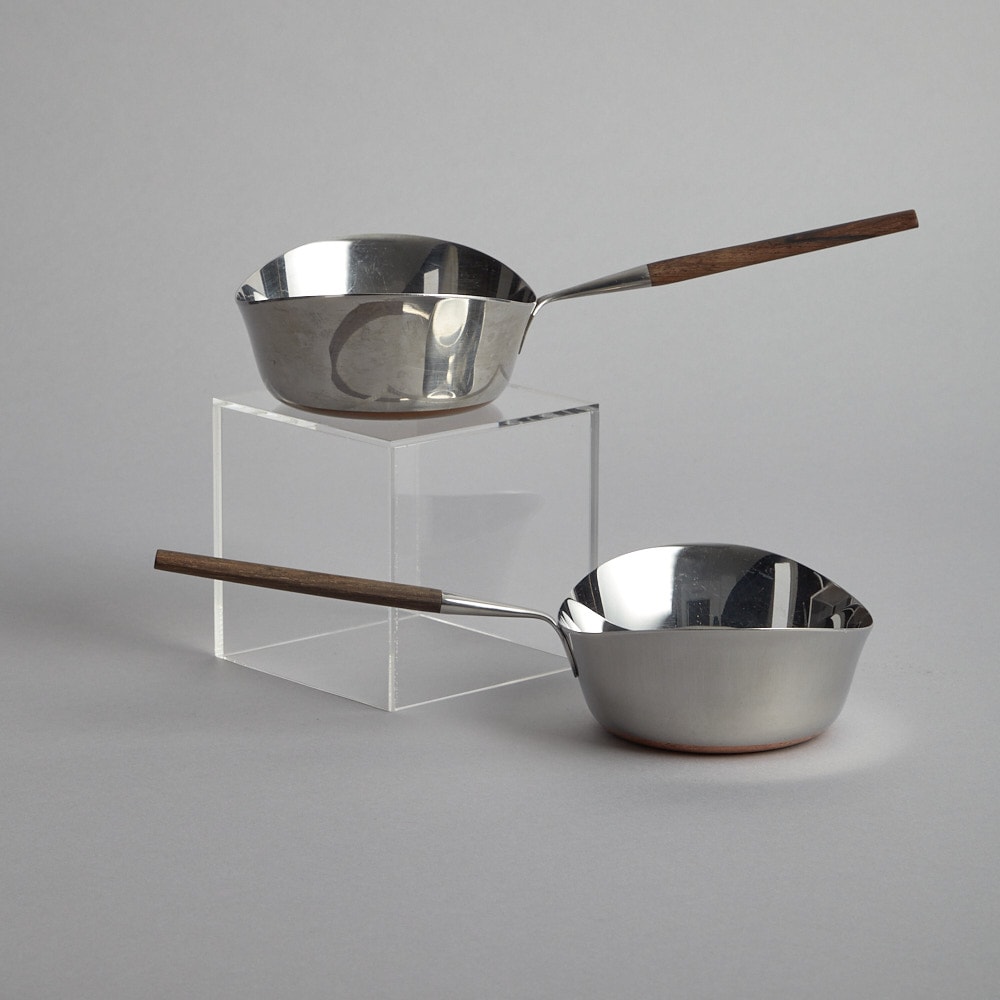 Smörkastruller med Trähandtag 2 st