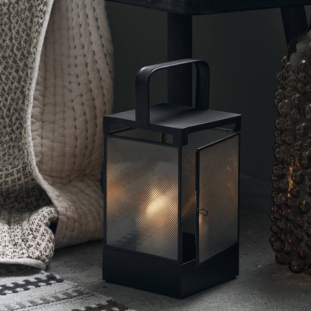 Blaze Lykta 15x25 cm Svart