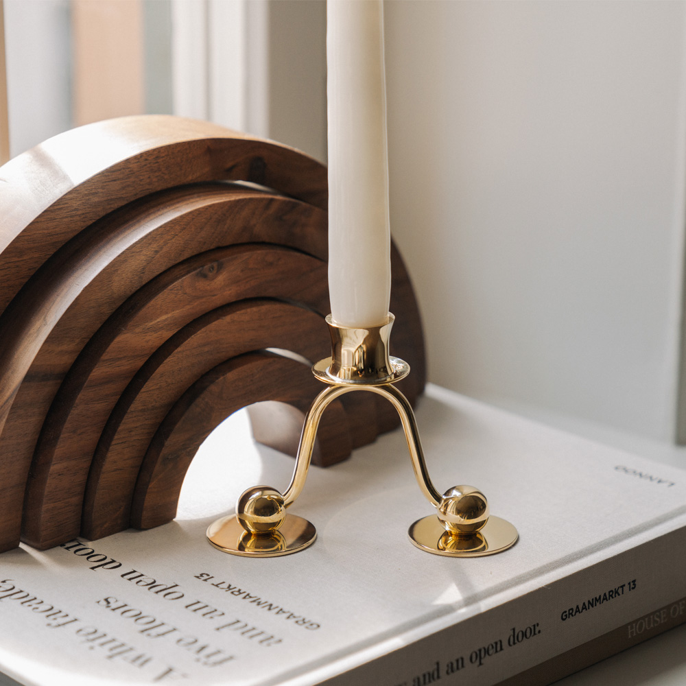 Lignano Sabbiadoro 1 Ljusstake 13 cm Guld