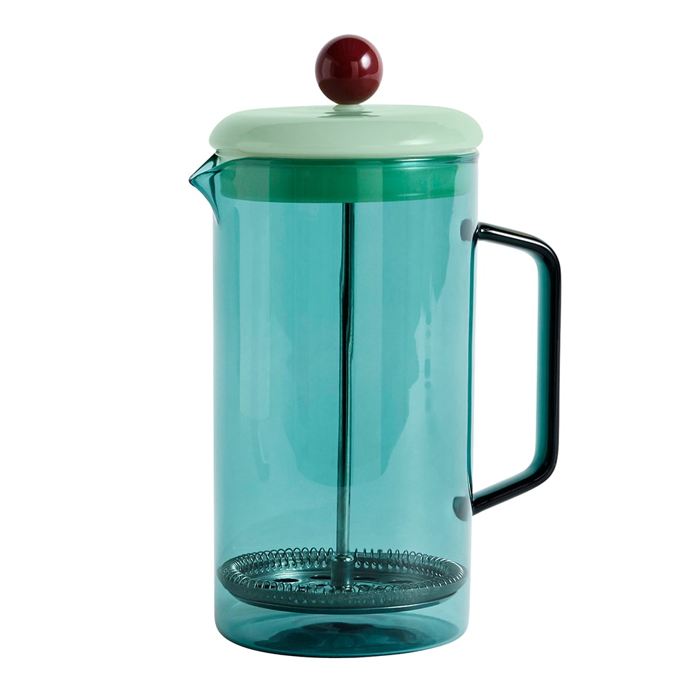 Sowden Borosilikat Pressobryggare 1 L Turkos/Grön