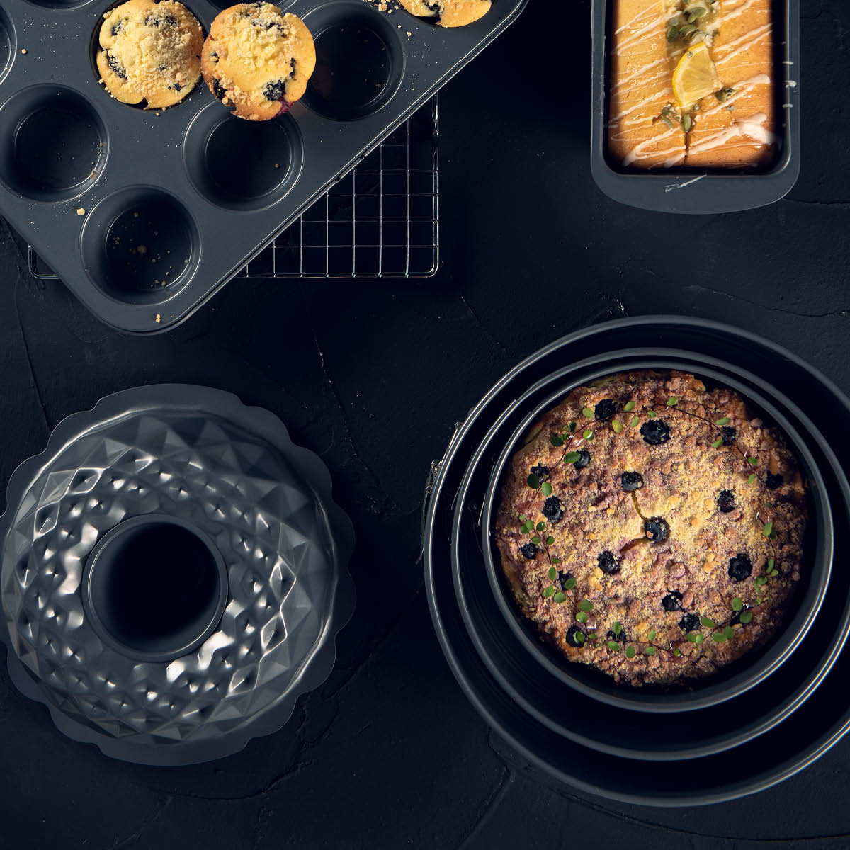 bAYk Springform 26 cm 3L Kolstål