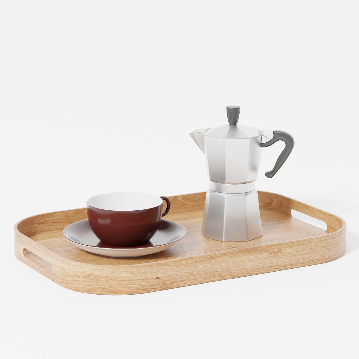 Bellhop 402 Serveringsbricka rektangulär 40 cm Ek