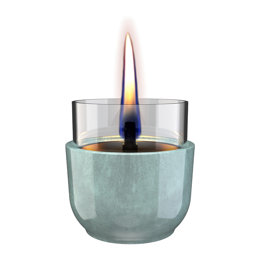 Violet Lykta 10 cm Grön