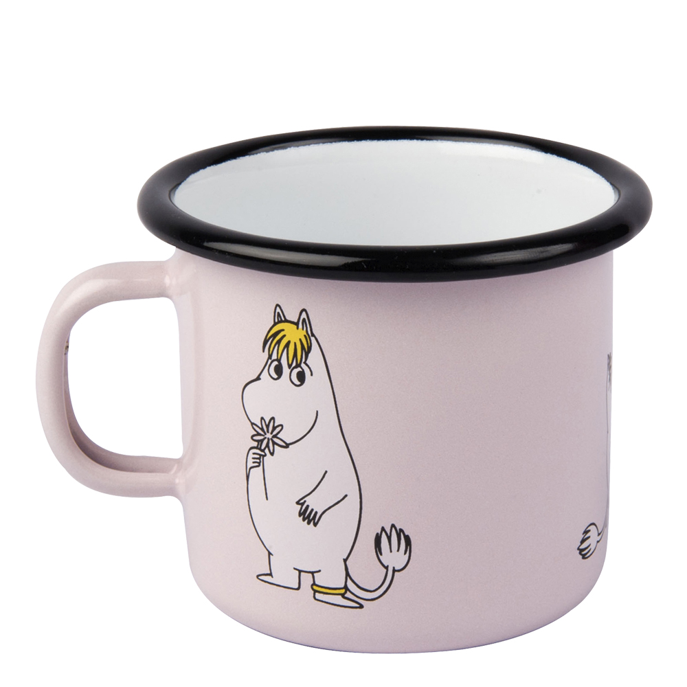Mumin Emaljmugg Snorkfröken 25 cl Rosa