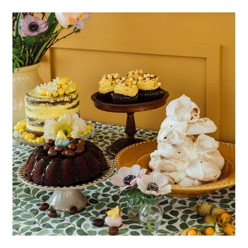 Daisy Tårtfat 22 cm Soft Grey