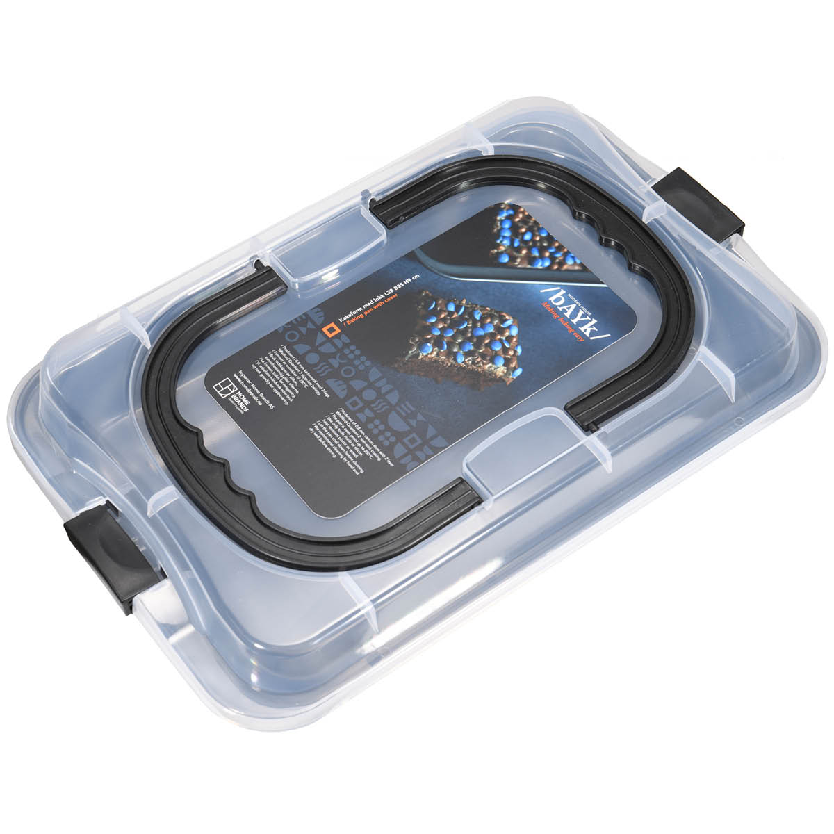 bAYk Bakform M/Lock 38x25 cm 3,5 L Kolstål