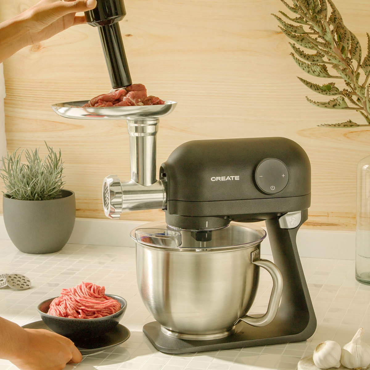 Downmix Retro Köksmaskin Svart