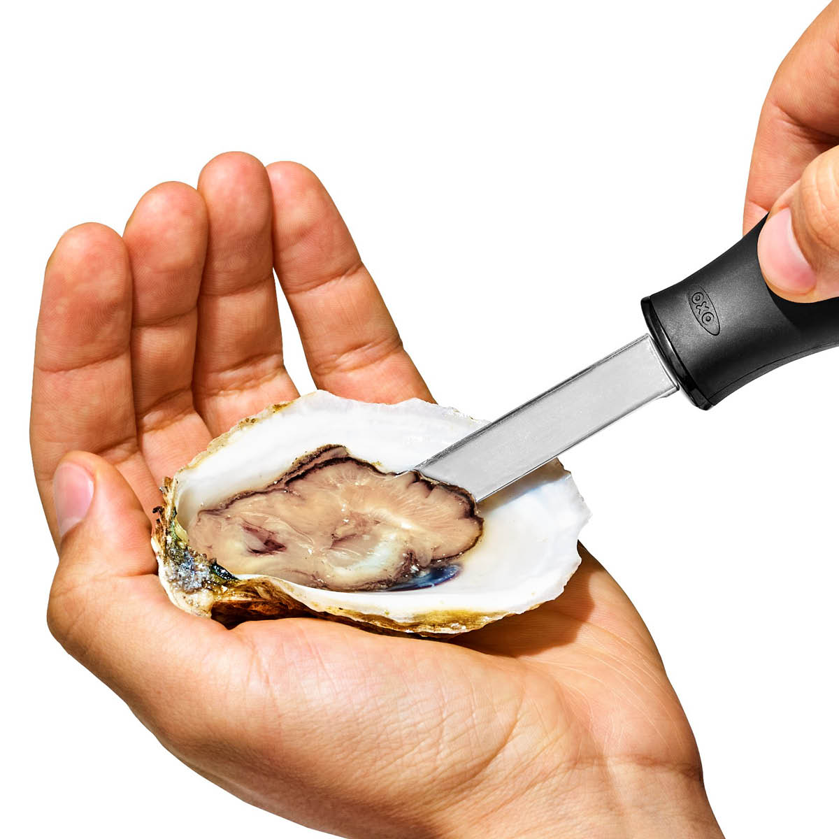 Ostronkniv 17 cm Svart