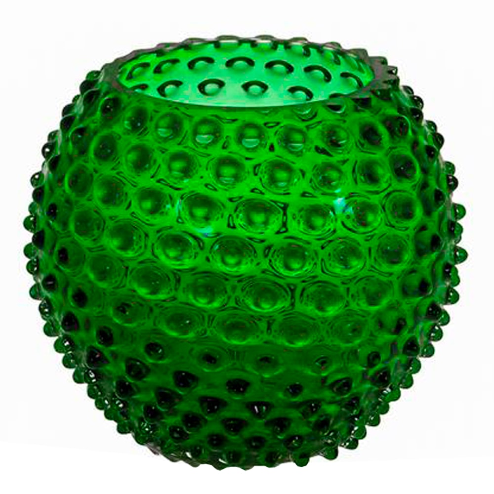 Hobnail Vas 25 cm Dark Green