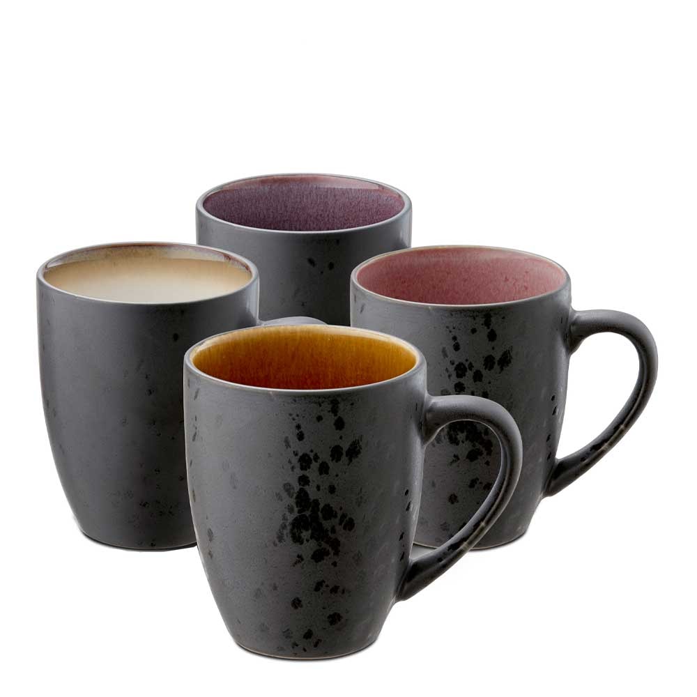 Mugg 4-pack Svart/Rosa
