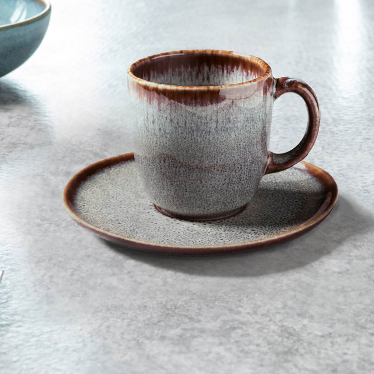 Lave beige Fat till kaffekopp 15 cm