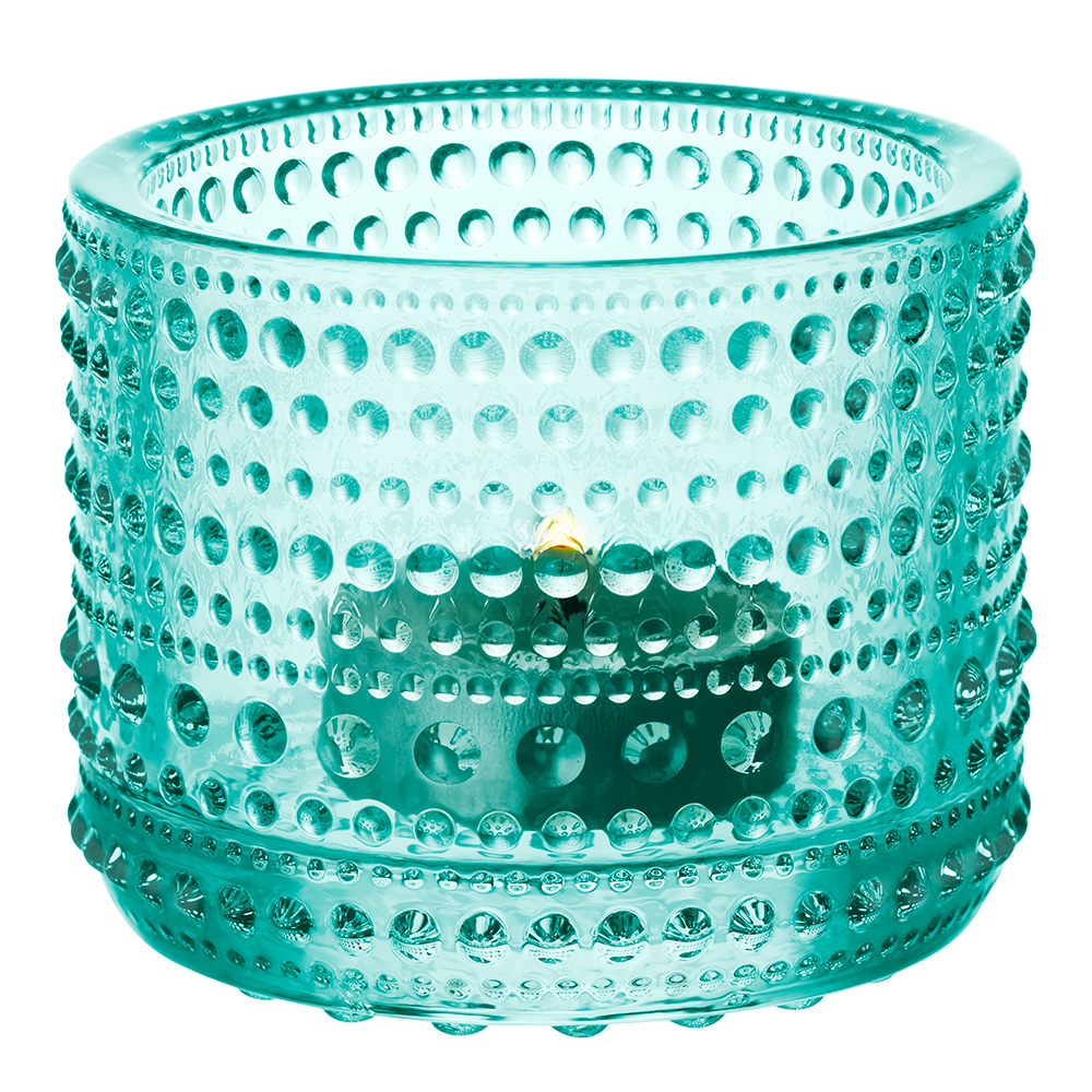 Kastehelmi Ljuslykta 6,4 cm Vattengrön