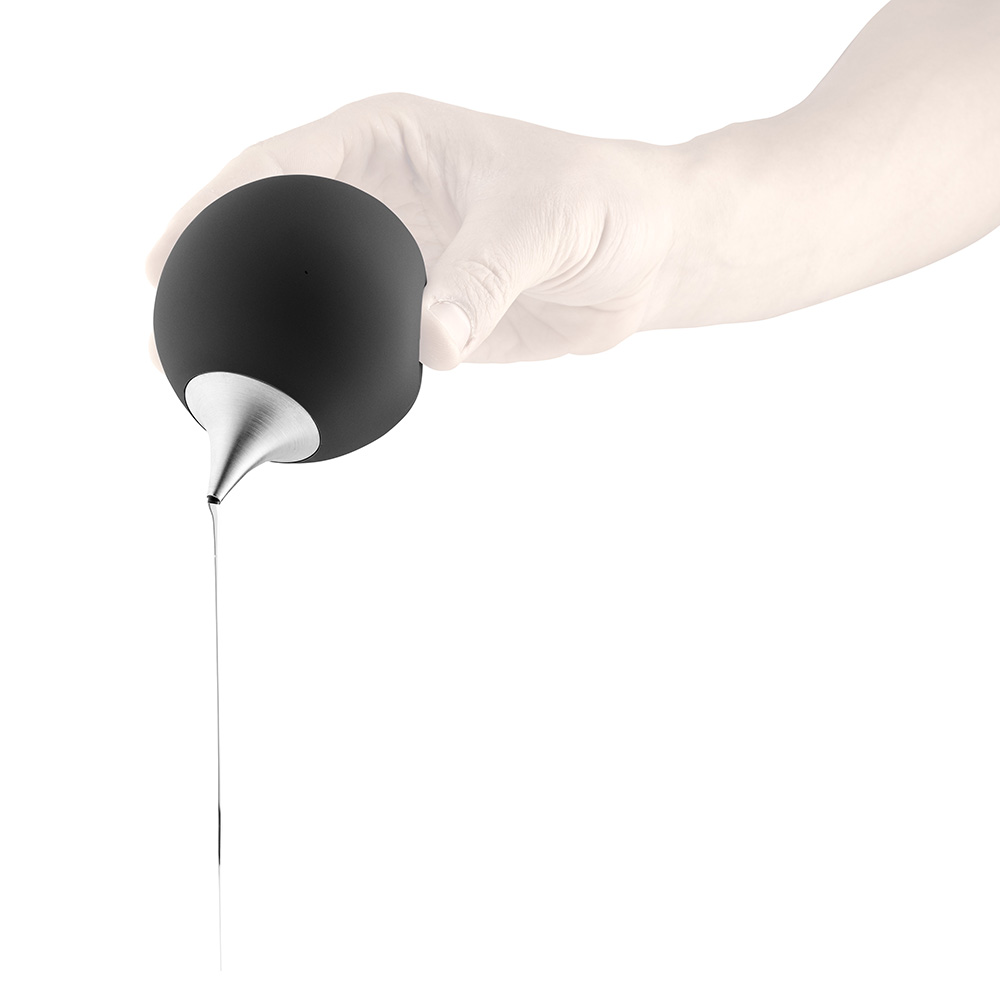 Tvålbehållare Silikon Svart